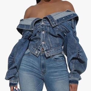 Women's Blue Denim Jean Jacket